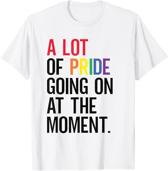 Retro LGBTQ Month A Lot Of Pride Going On At The Moment T-Shirt