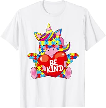 Autism Awareness Be Kind Girl T-Shirt