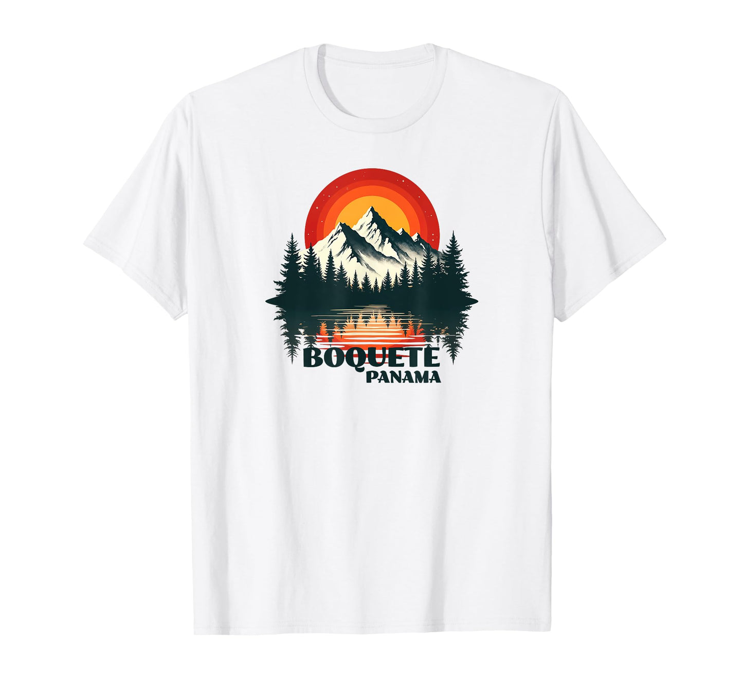 Boquete Panama Scenic Mountain Adventure Outdoor Design T-Shirt