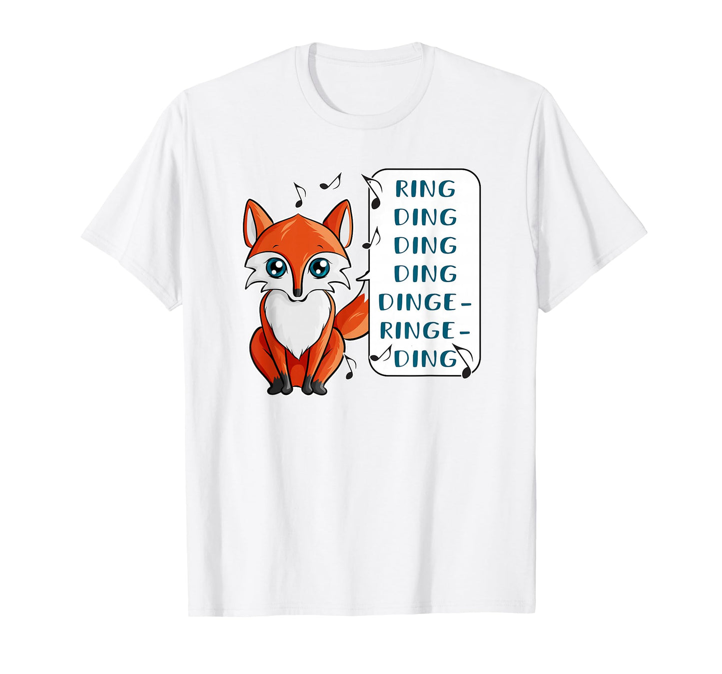 Funny What does the Fox say T-Shirt Fox Lover Tee Gift T-Shirt