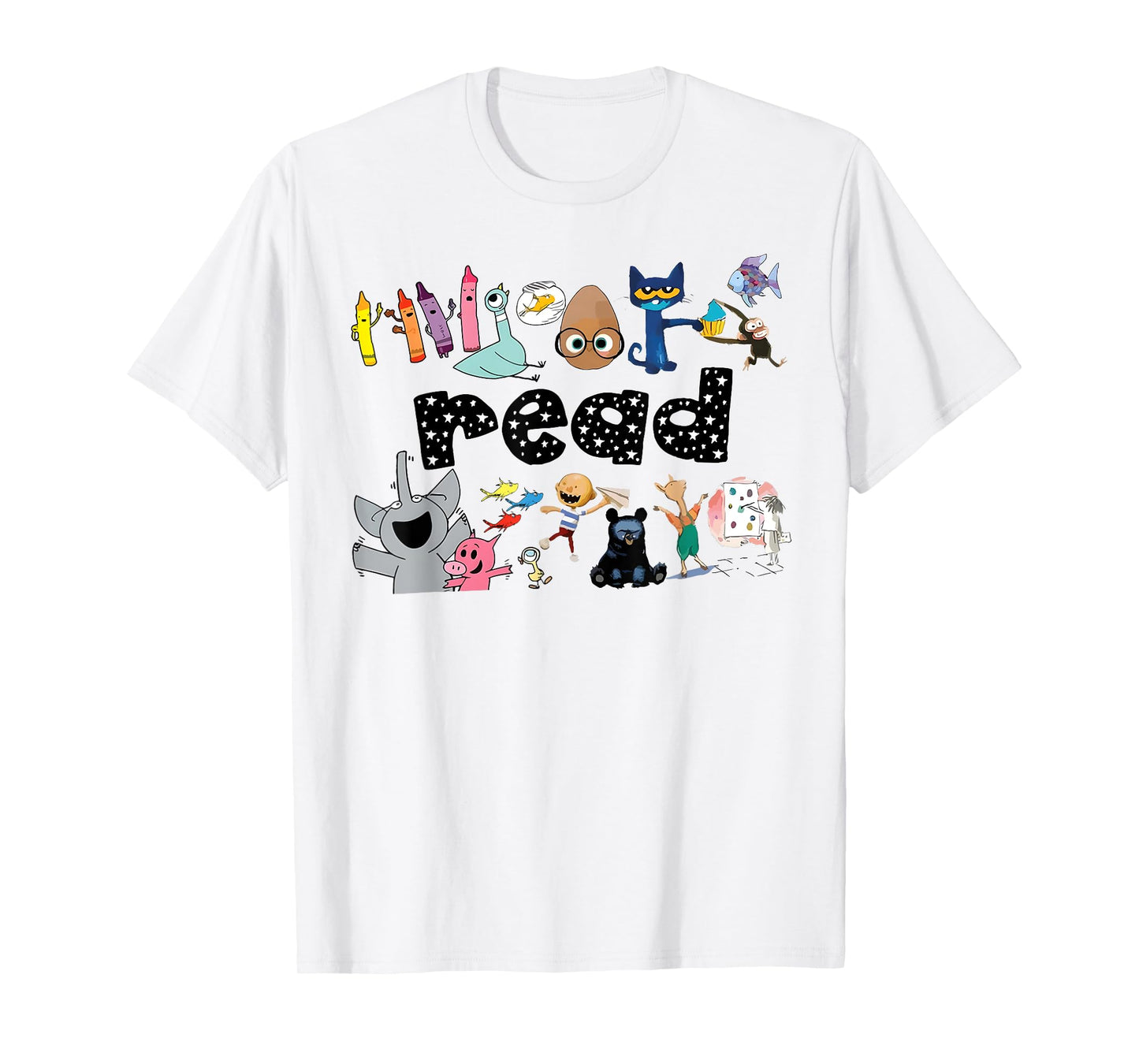 Funny Read Teacher Library First Day Of School Kid Reading T-Shirt