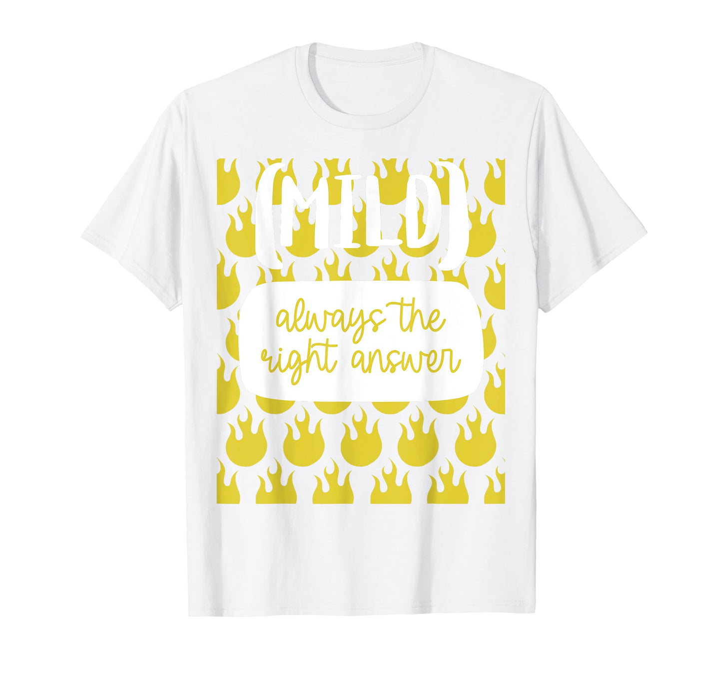 Mild Hot Sauce Packet Group Halloween Costume Matching T-Shirt