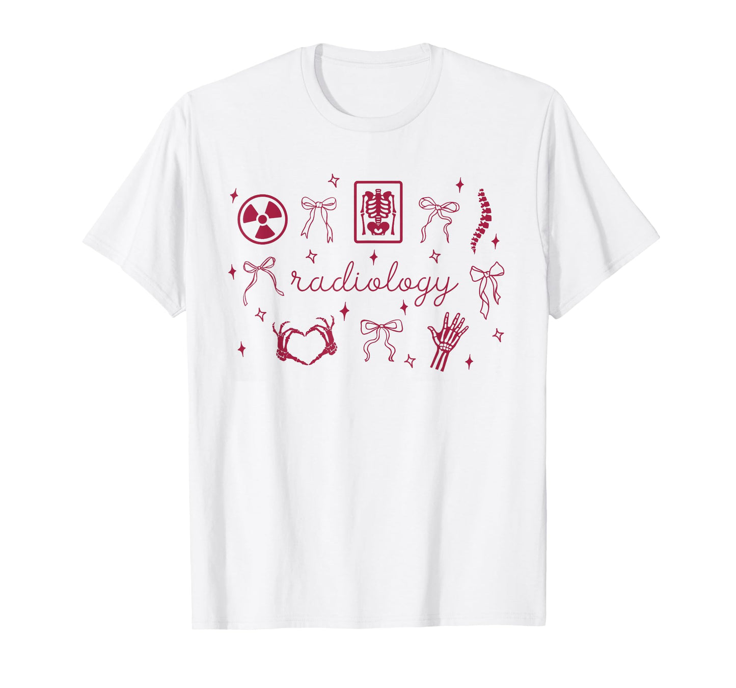 Women Coquette Radiology Department Xray Tech Appreciation T-Shirt
