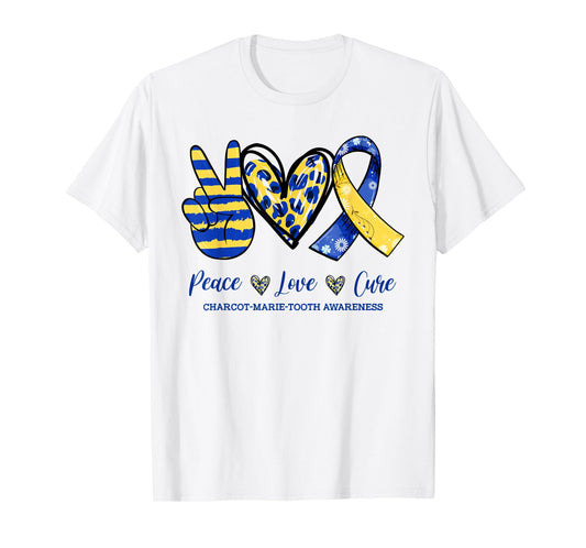 Peace Love Cure CMT Awareness 2022 T-Shirt