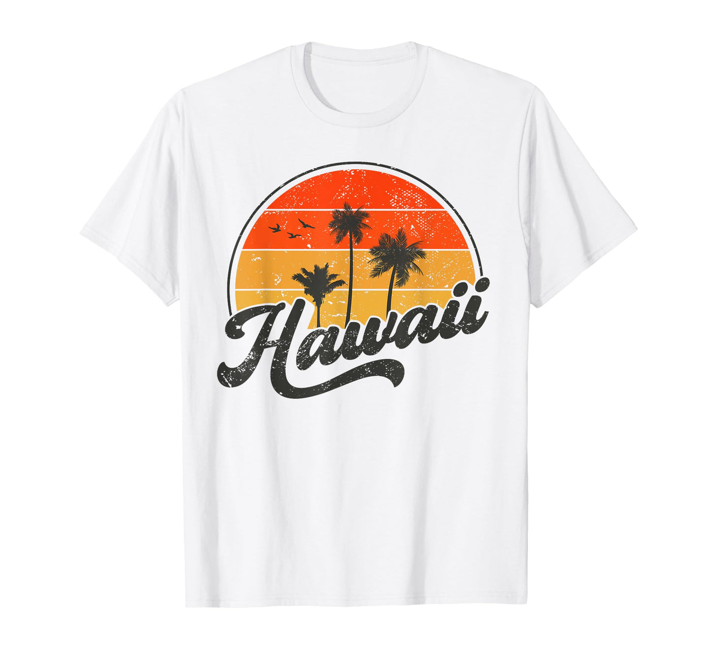 Hawaii Retro Vintage Sunset T-Shirt