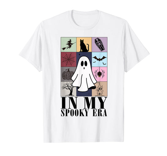 Funny Ghost Retro Halloween In My Spooky Era T-Shirt