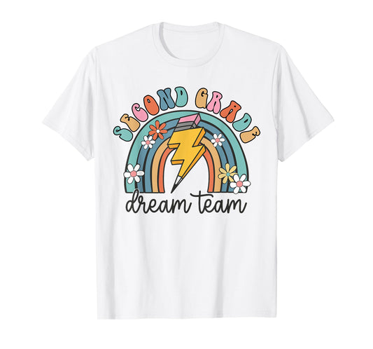 Back To School Second Grade Teacher 2nd Grade Dream Team T-Shirt for Men Women Kids