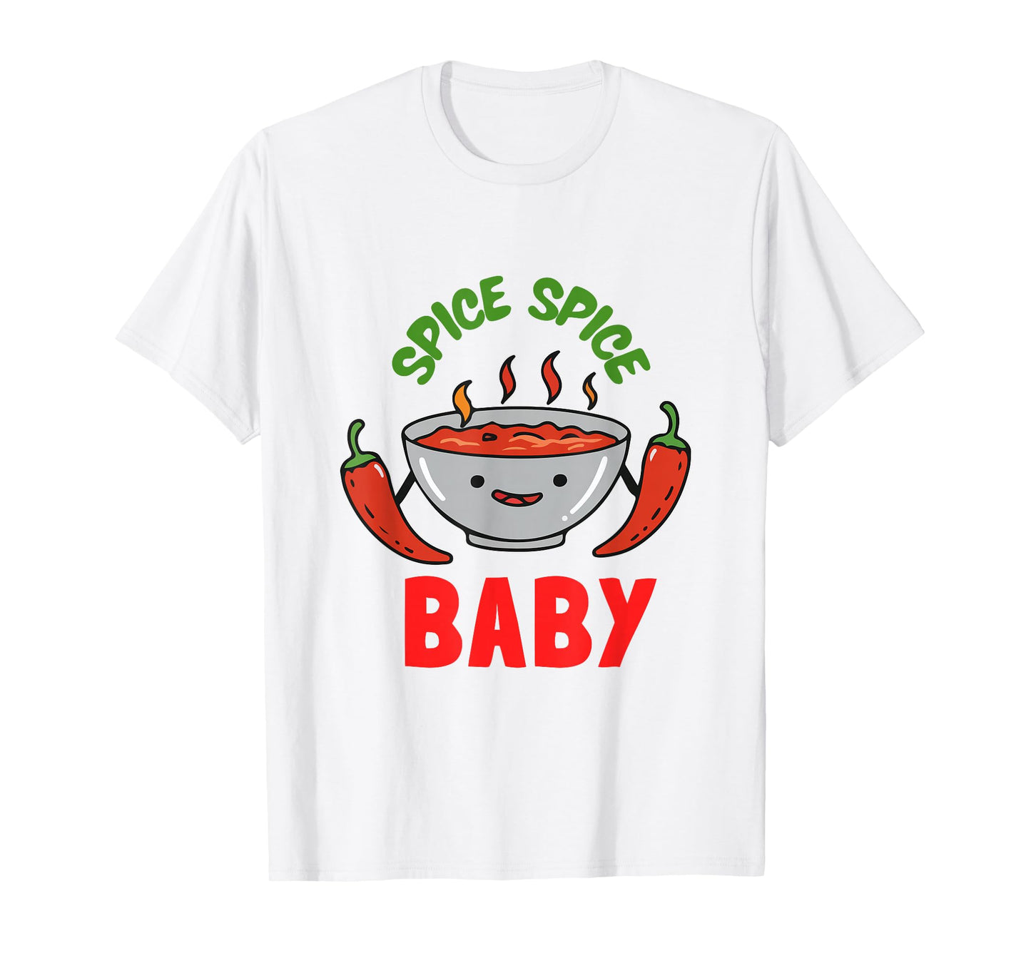 Spice Baby Cute Funny Chili Pepper Spicy for Food Lovers T-Shirt