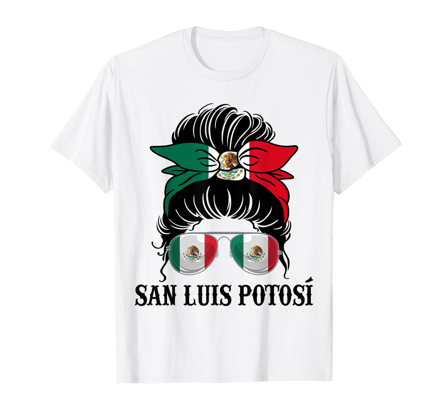 San Luis Potosi Mexico Pride Mexican Flag State T-Shirt