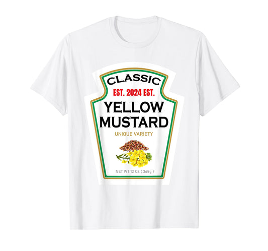 Yellow Mustard DIY Halloween Costume Couples & Group Mayo T-Shirt