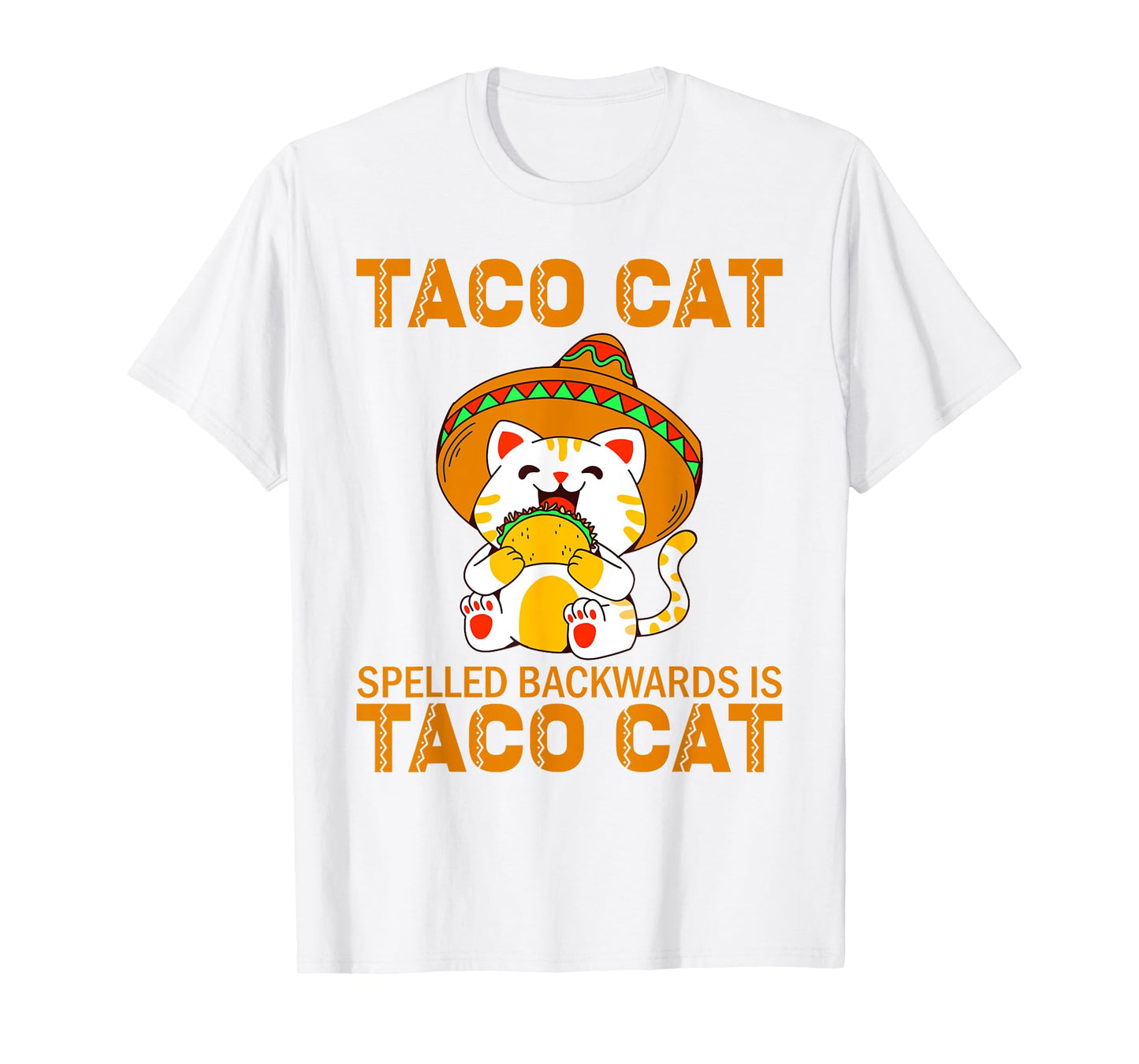 TacoCat for Kids Taco Cat Cinco de Mayo TacoCat Kids Cat T-Shirt