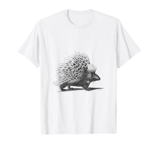 Cute Porcupine T-Shirt. Vintage Porcupine Animal Tee T-Shirt