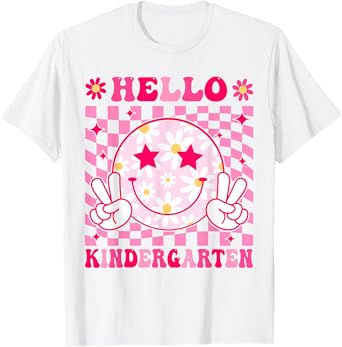 Hello Kindergarten Back To School First Day of Kindergarten T-Shirt
