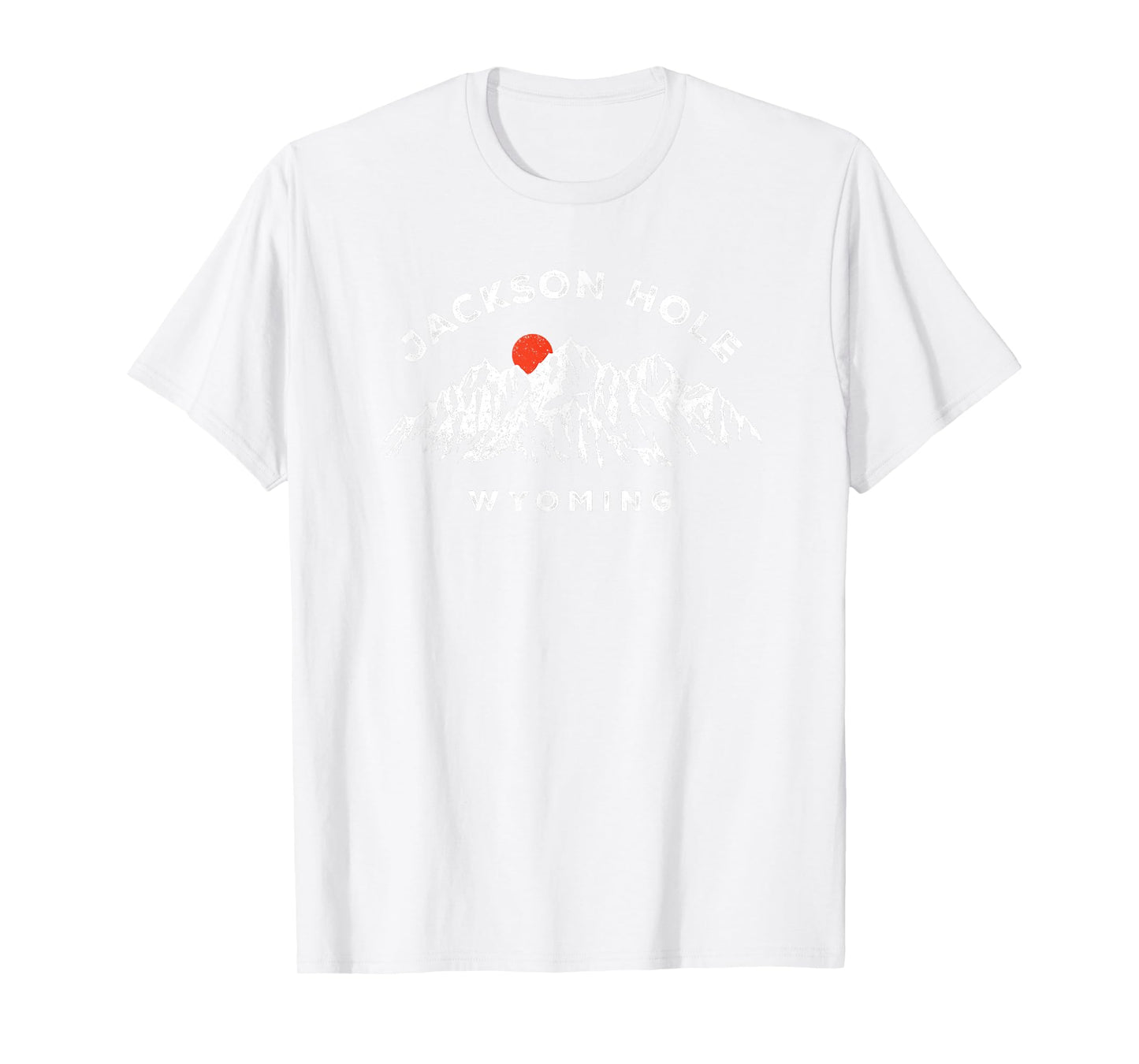 Jackson Hole Wyoming Mountains Vintage Hiking Souvenir T-Shirt