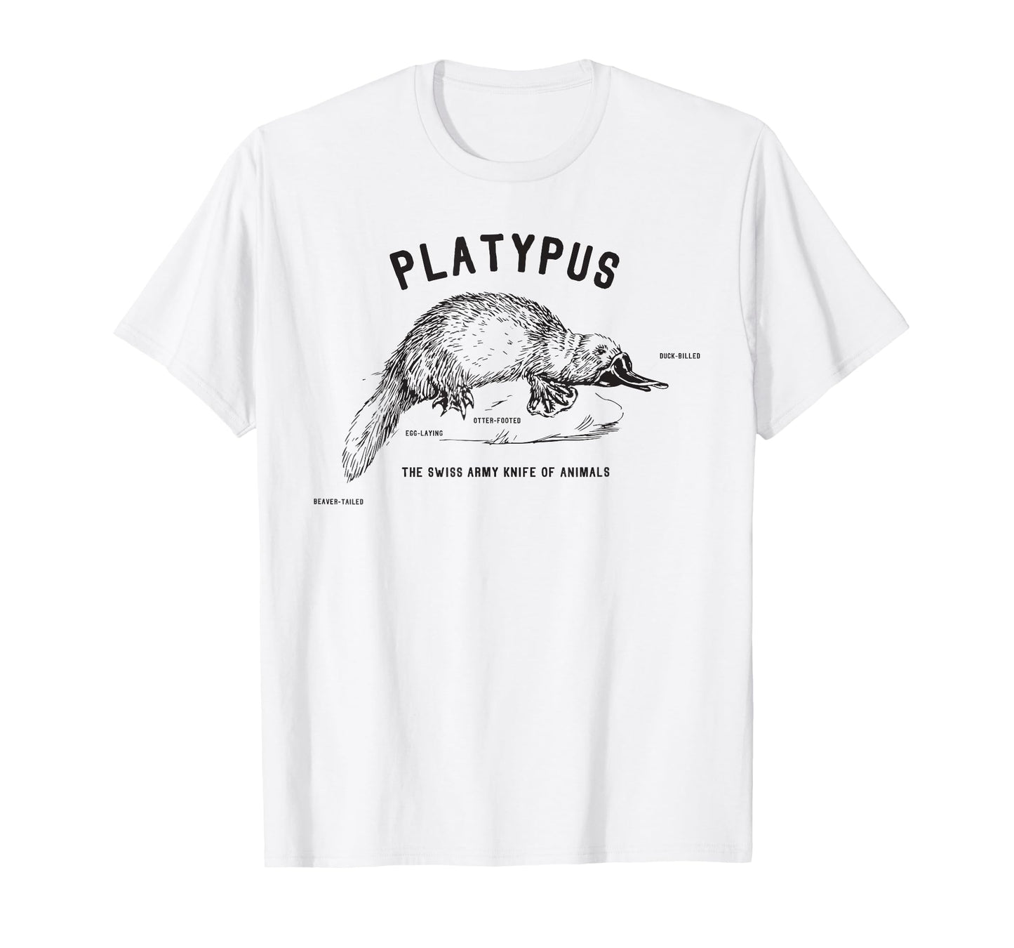 Platypus Swiss Army Knife of Animals T-Shirt - Funny Gift T-Shirt