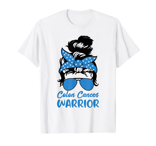 Colon Cancer Warrior Tshirt Awareness Survivors Fighters T-Shirt