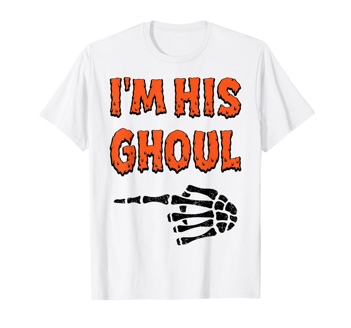 I’m His Ghoul I’m Her Boo Funny Halloween Matching Couples T-Shirt