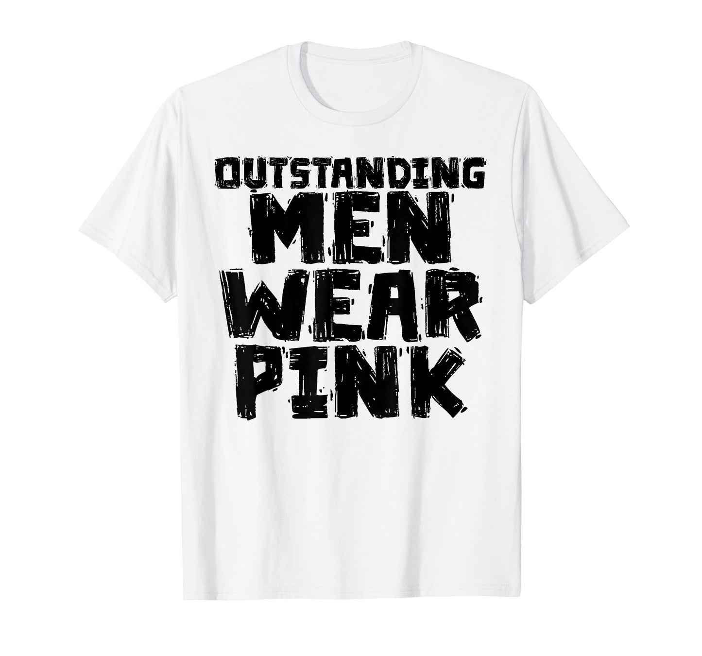 Outstanding Men Wear Pink T-Shirt