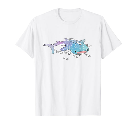Cute Kawaii Aesthetic Blue Whale Shark Ocean T-Shirt Gift T-Shirt