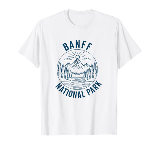 banff souvenir reminder Canadian national park men women T-Shirt