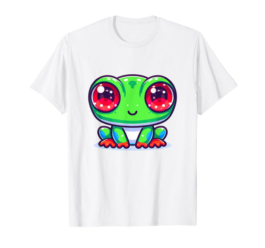 Adorable Cute Japanese Kawaii Chibi Red-eyed Tree Frog T-Shirt