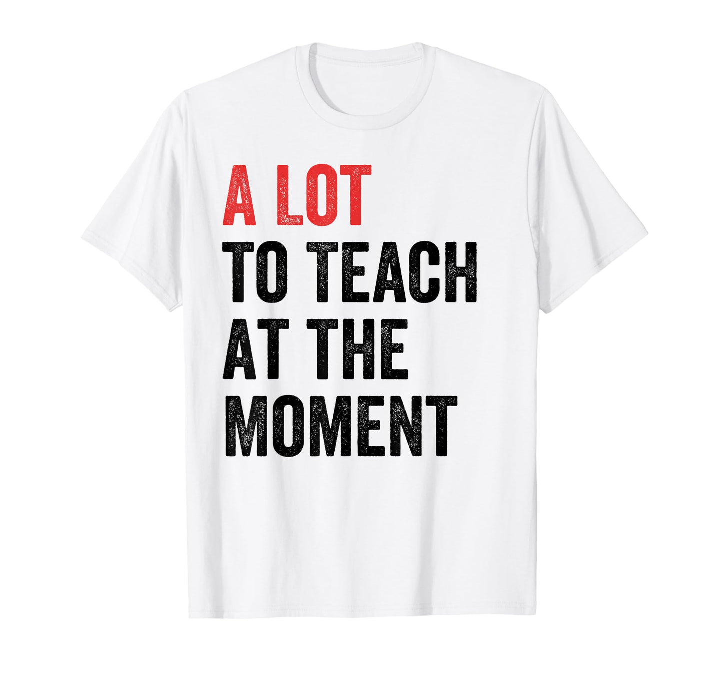 A Lot to Teach at the Moment Women's Men's Teacher Tee T-Shirt
