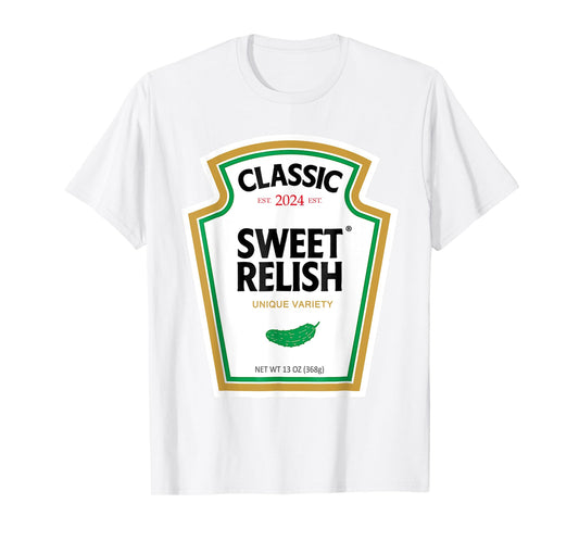 Sweet Relish DIY Halloween Tshirt Condiment Green Pickle T-Shirt