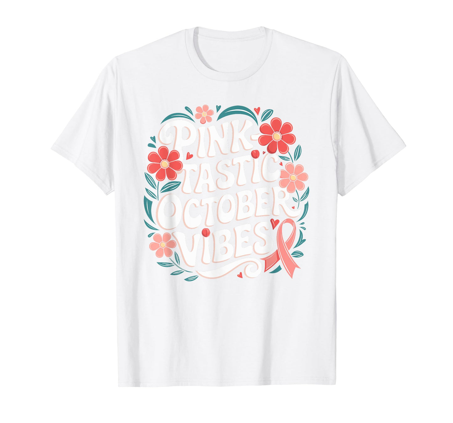 PinkTastic Pink October Support Breast Cancer Awareness T-Shirt