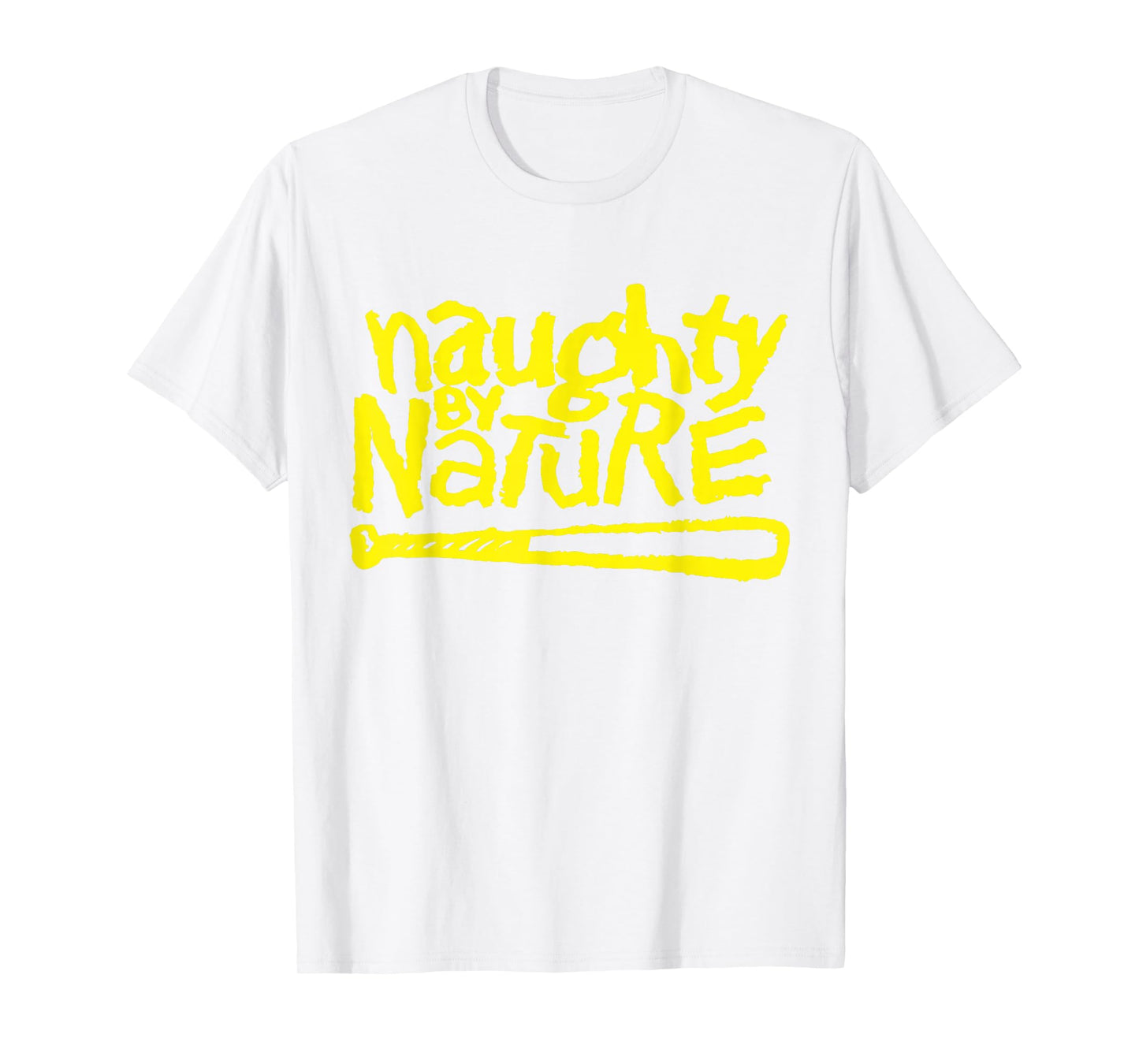 Naughty By Nature – Logo in Yellow T-Shirt