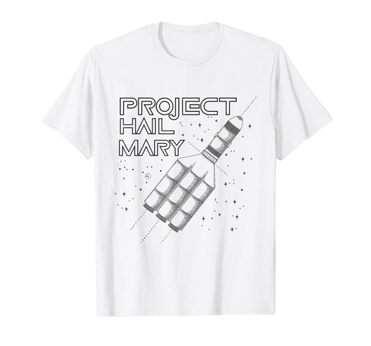 Project Hail Mary Space Rocket Ship T-Shirt