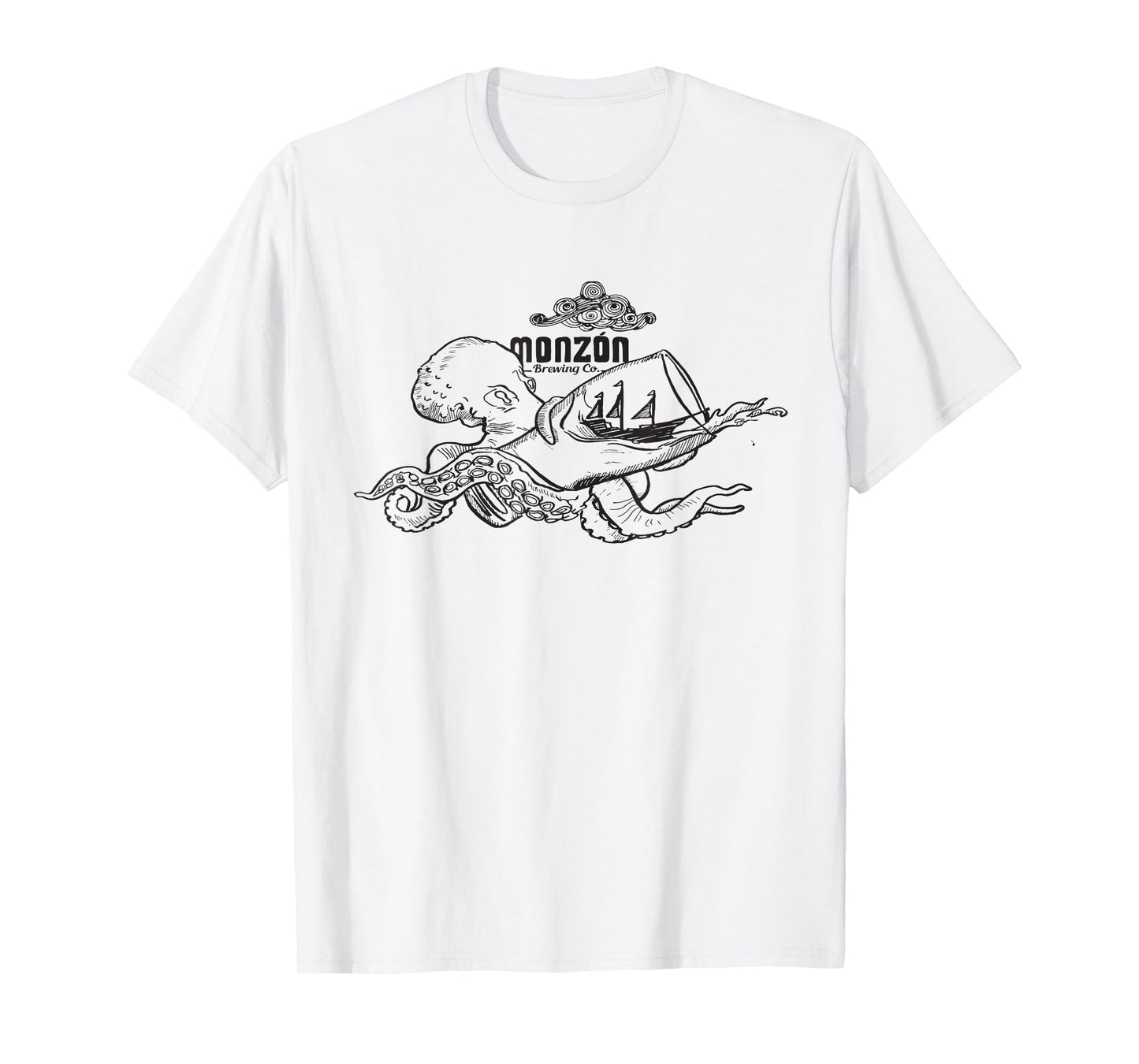 Octopus and Pint: T-Shirt T-Shirt