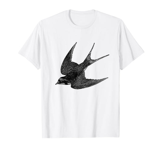 Barn Swallow Bird Print T-Shirt