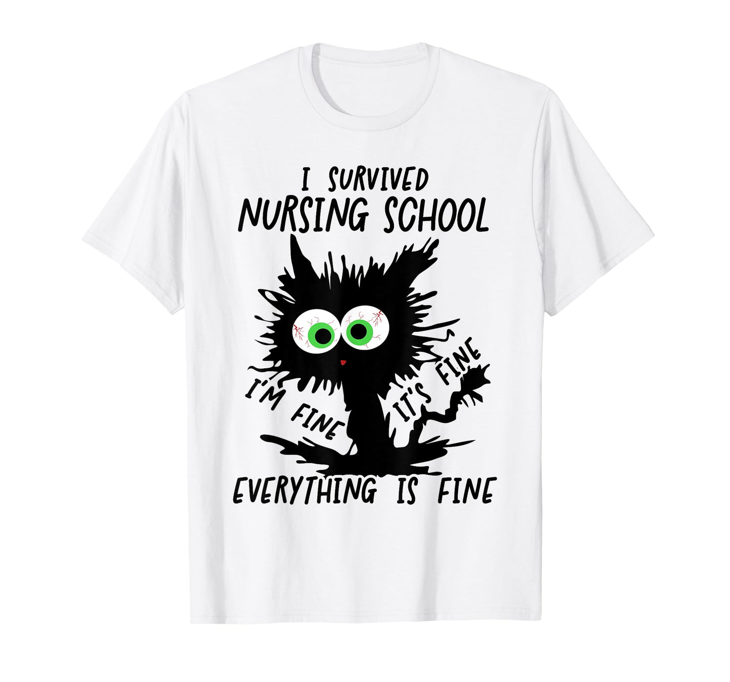 I Survived Nursing School Graduation 2025 T-Shirt