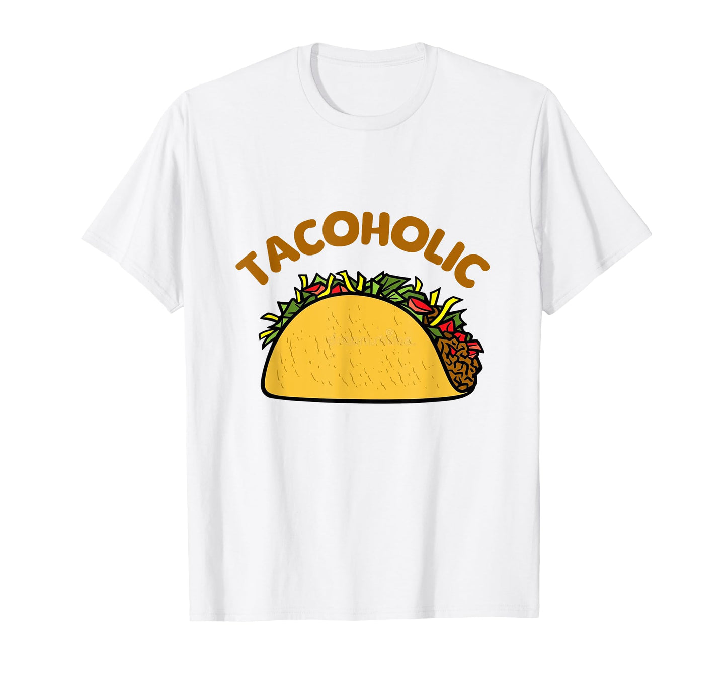 TACOHOLIC Funny Taco Lover Cinco De Mayo Mexican Food Tacos T-Shirt
