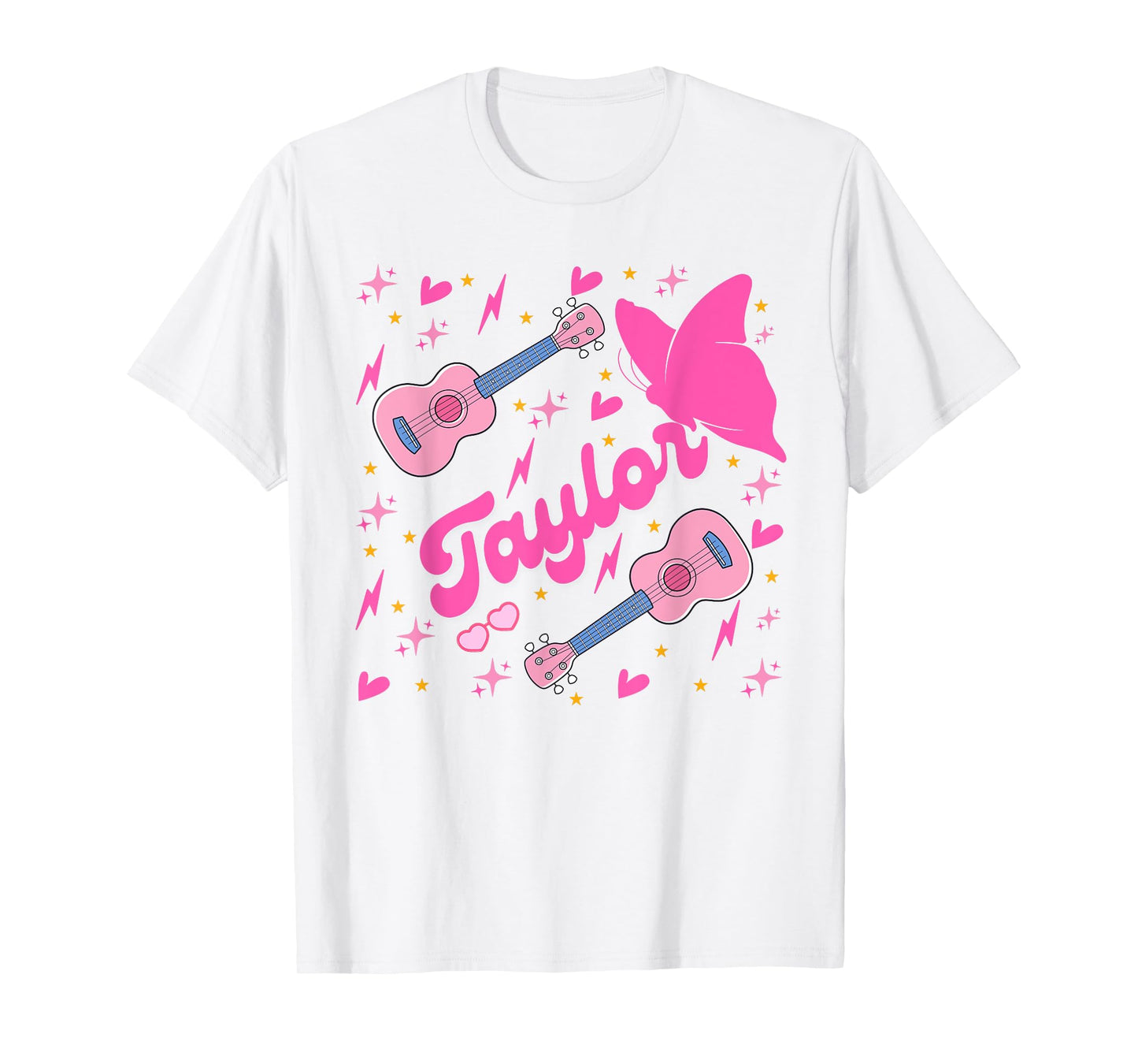 Girl Retro TAYLOR First Name Personalized Groovy Birthday T-Shirt