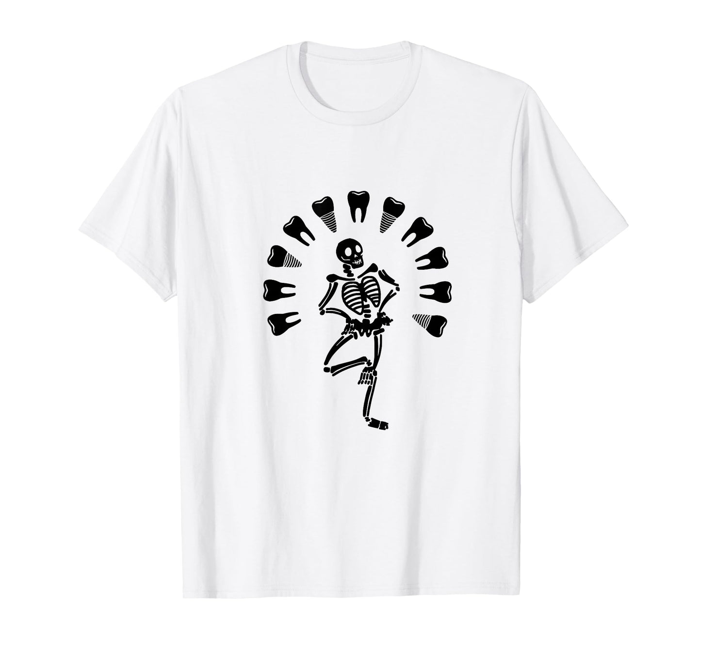 Skeleton Dentist, Dental Hygienist, Tooth Dentist, Halloween T-Shirt