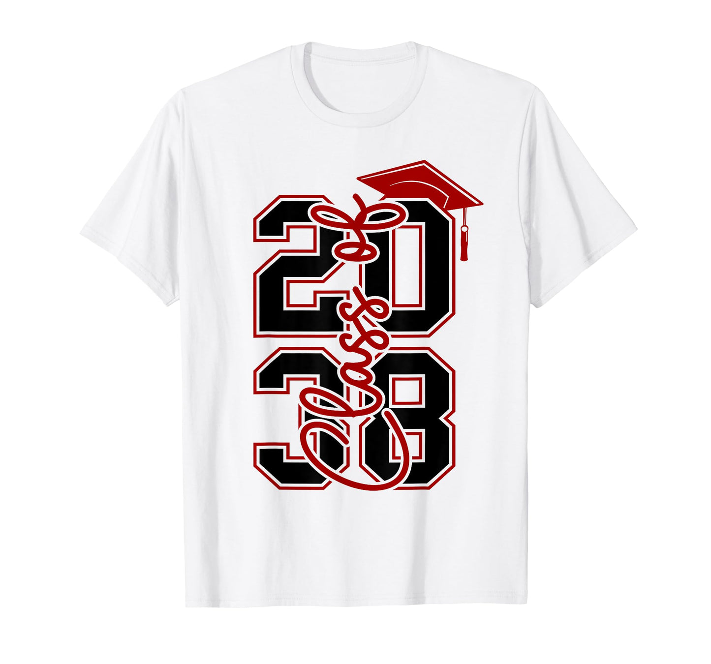 Class of 2038 Grow With Me Funny Kindergarten Back To School T-Shirt