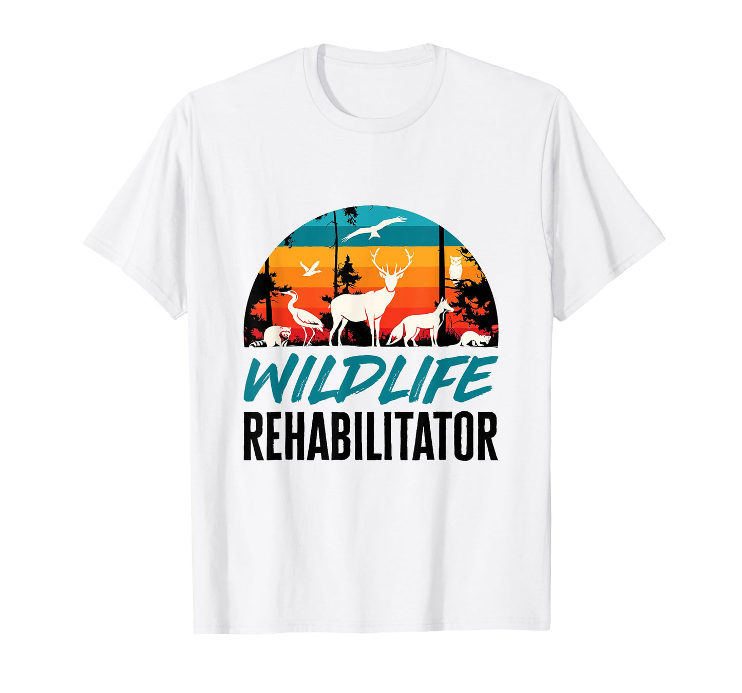 Wildlife Rehabilitator Animal Rehab Rehabilitation Rescue T-Shirt