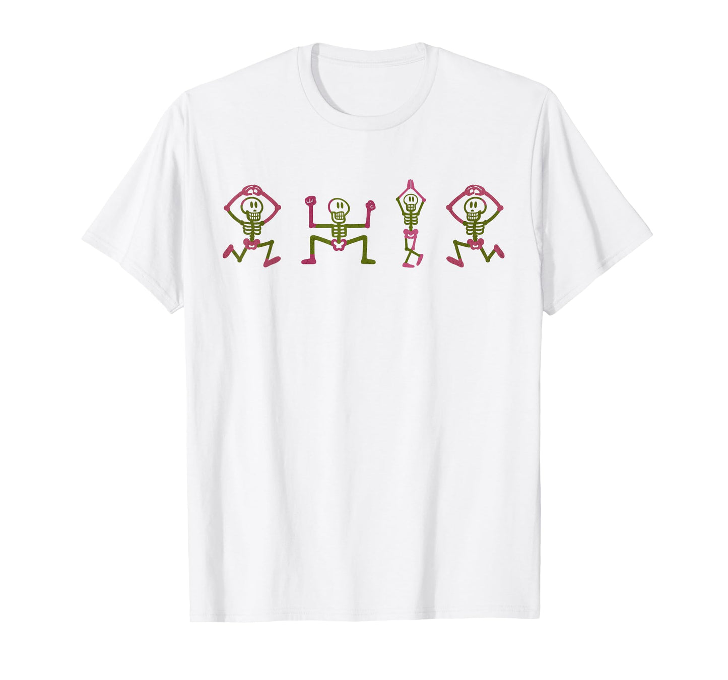 Funny O-H-I-O State Quirky Skeleton Ohio Vintage Halloween T-Shirt