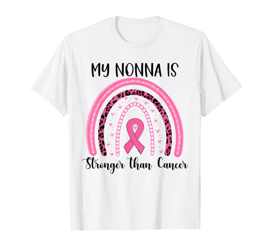 My Nonna is stronger than cancer breast cancer awareness T-Shirt