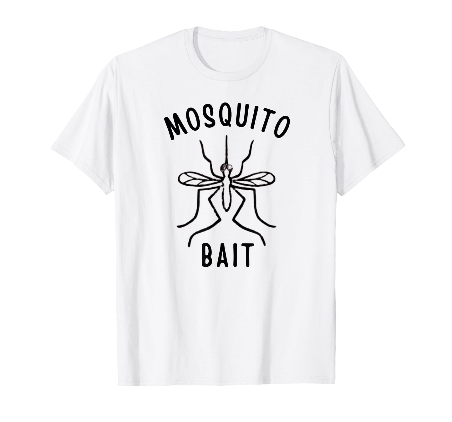 Mosquito Bait Funny Camping Campfire Outdoors Bug Bite T-Shirt