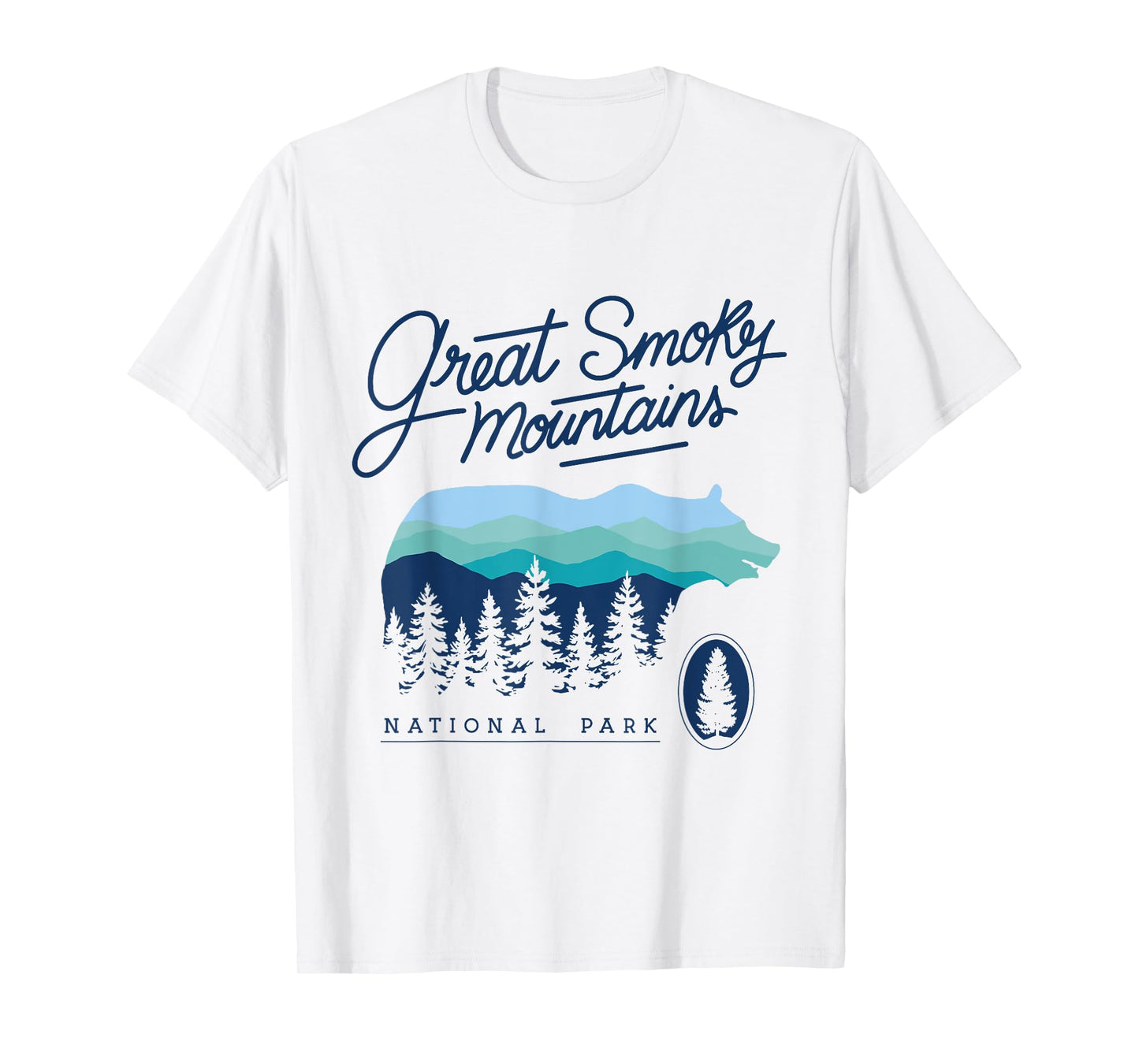 Tennessee NC 1934 Great Smokey Mountains National Park T-Shirt