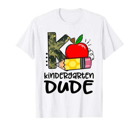 Kindergarten Dude Student Kindergarten Squad Back to School T-Shirt