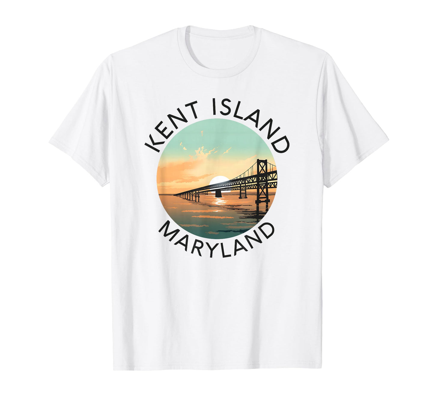Kent Island Maryland Chesapeake Bay Bridge Annapolis Crab T-Shirt