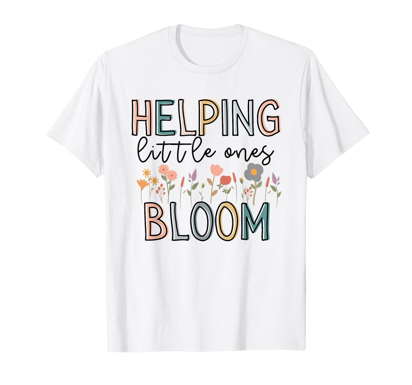 Labor and Delivery L&D Nurse Floral T-Shirt - Women's Blue Small - We See More Crowning Than the Queen - Funny Nurse Gift