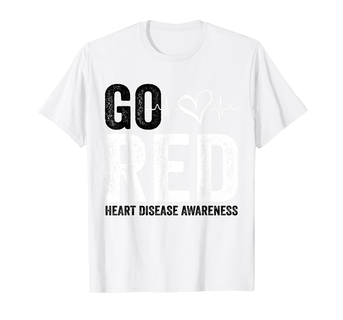 Go Red For Women American Heart Disease Month Awareness T-Shirt