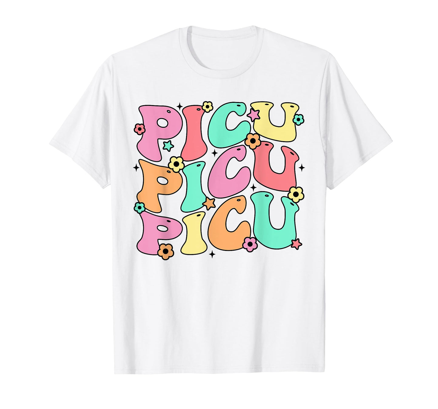 PICU Nurse Shirt Pediatric Intensive Care Unit Nurse T-Shirt