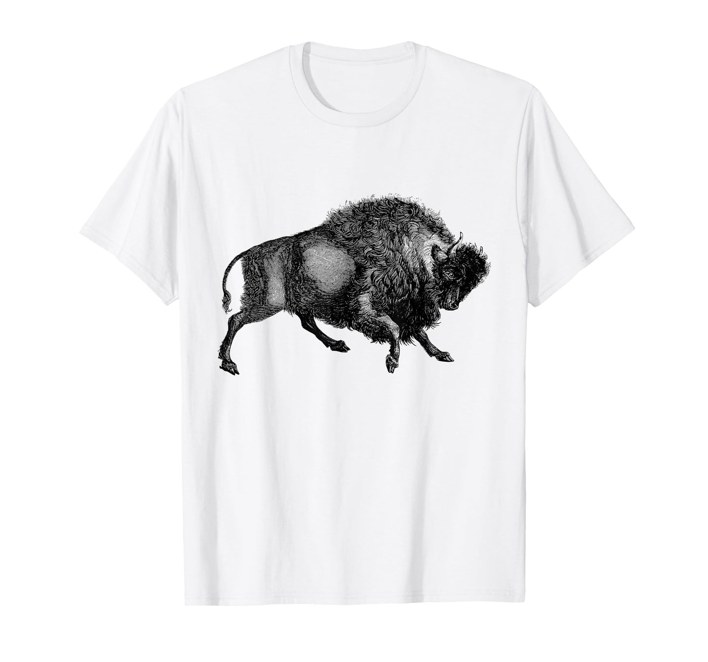 Buffalo T Shirt American Bison Classic Vintage Tee T-Shirt