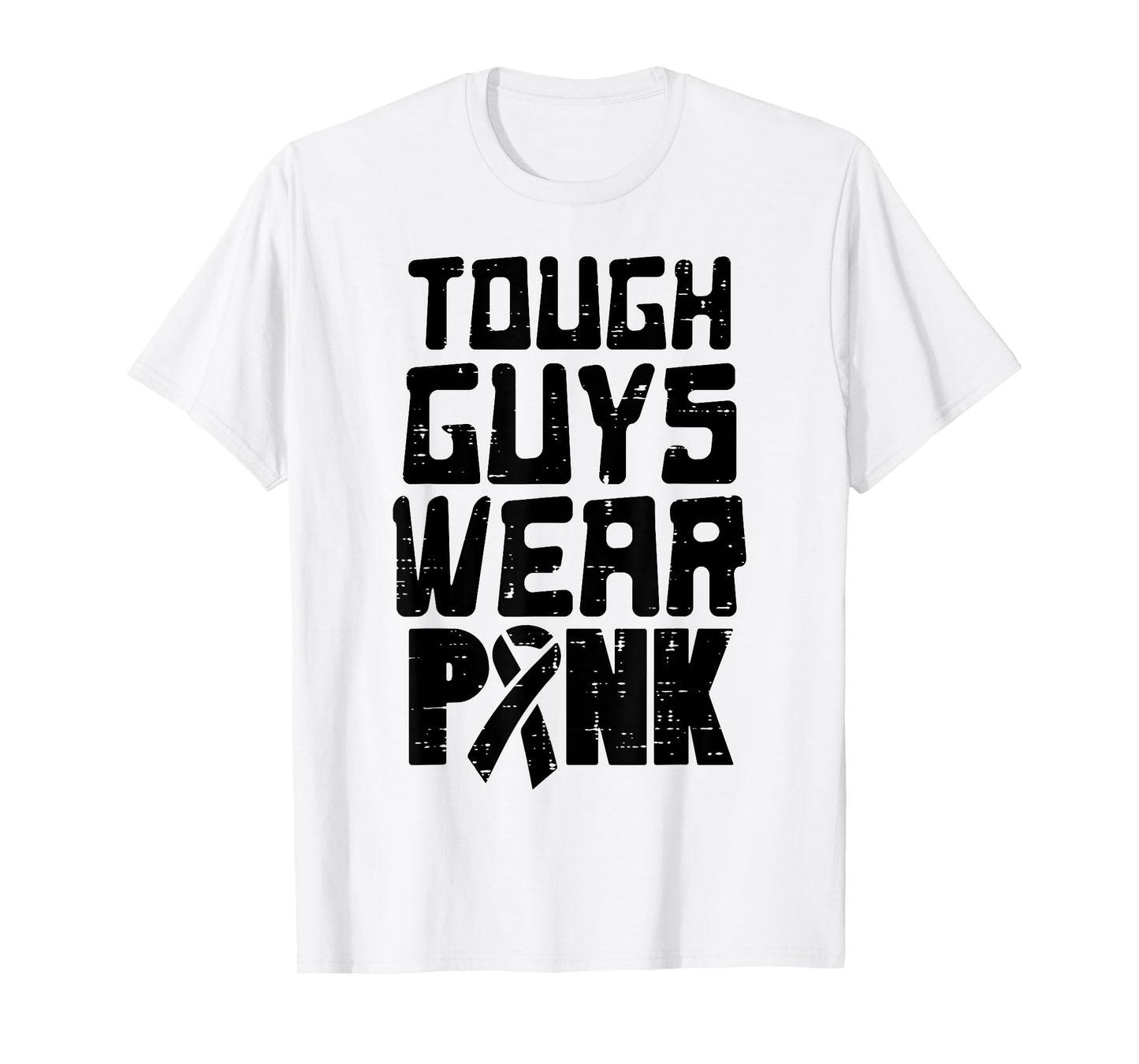 Breast Cancer Awareness Wear Pink Guys Men Boys Kids Teens T-Shirt