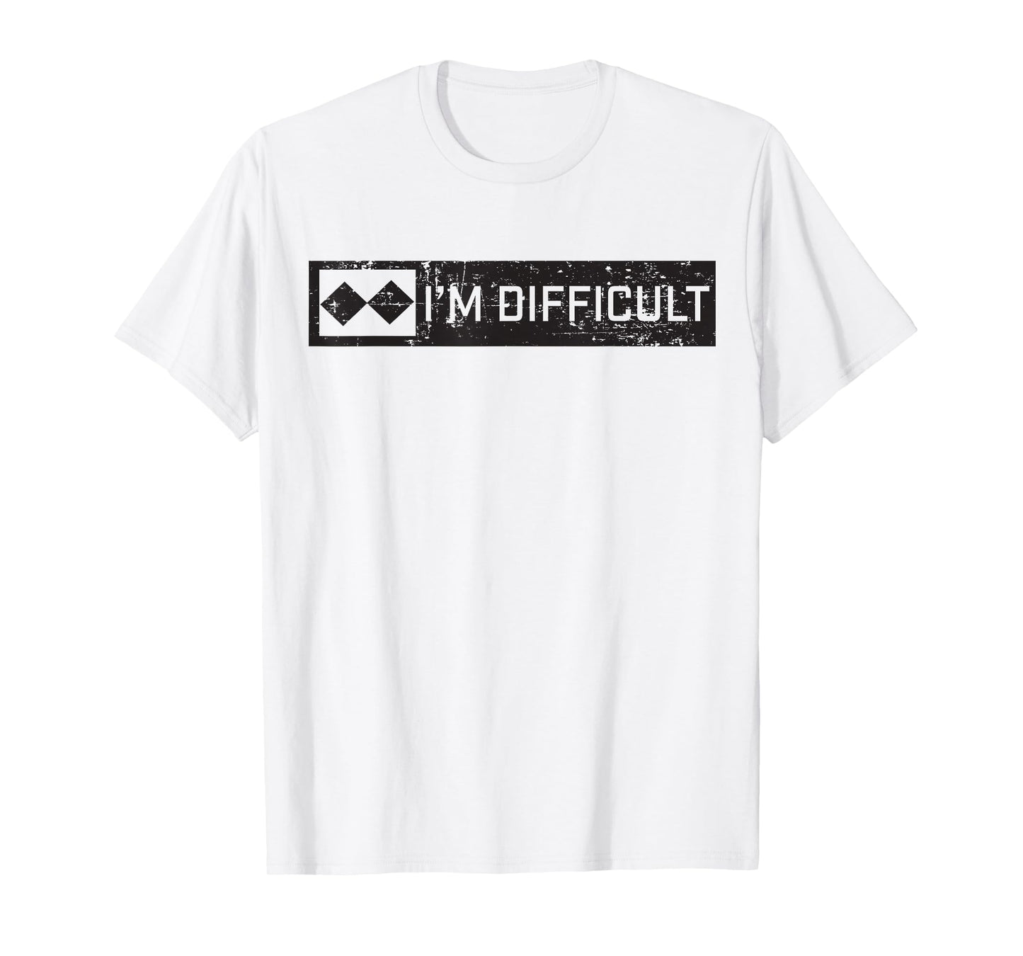 Black Diamond Ski Snowboard Shirt - I'm Difficult T-Shirt